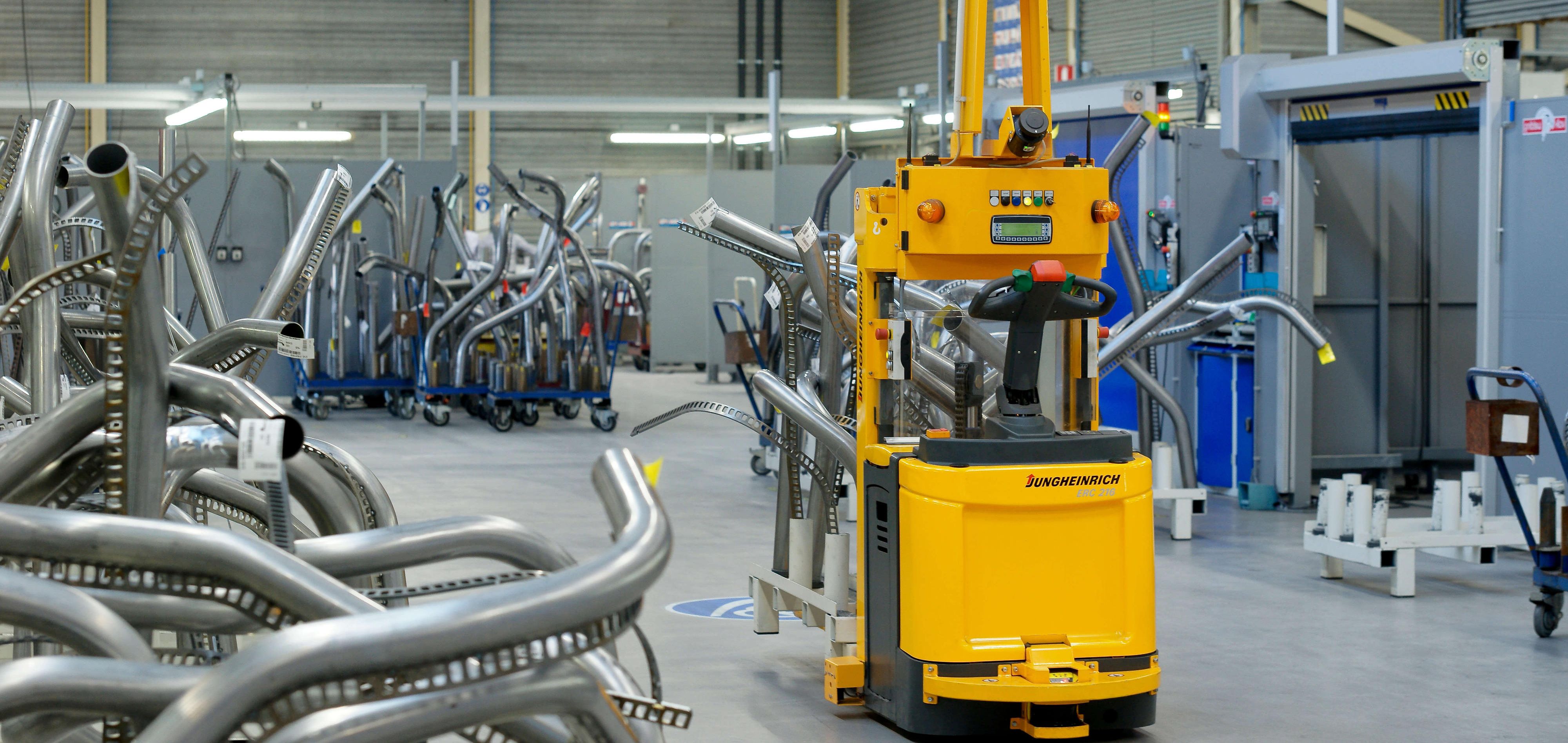 ThyssenKrupp trusts our automated guided vehicle system