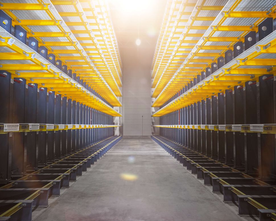 Stage Langgutlagerung